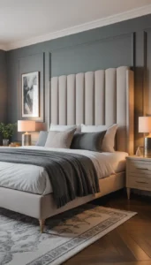 Tall Headboards for Dramatic Bedrooms