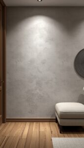 Textured Walls for a Masculine Office Look