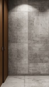 Textured Walls for a Masculine Office Look