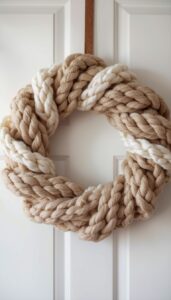 Use Chunky Yarn or Fabric Strips