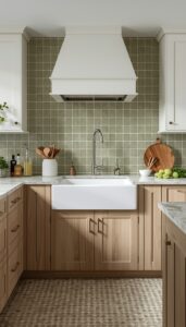 Use Colorful or Earthy Tiles