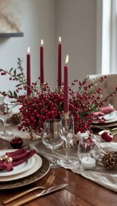 Use Deep Berry Accents