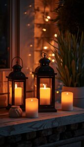 Use LED or Battery-Powered Candles