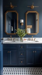 Use Metallic Mirrors or Fixtures