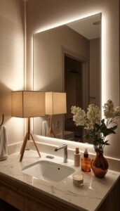 Use Mirrors With Built In Lighting