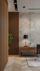 Use Paneling or Wood Slats