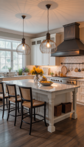 Use Pendant Lights Over Islands
