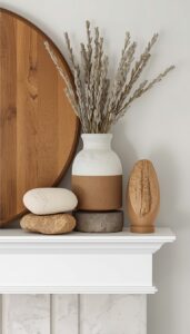 Use Stone or Clay Accents
