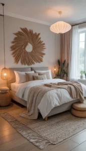 Use an area rug under the bed