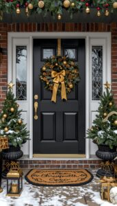 Use black bases for decor