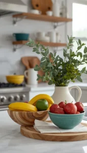 Use ceramic or wood bowls