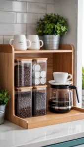 Use clear containers for beans and pods