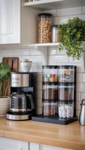 Use clear containers