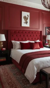 Use darker red tones