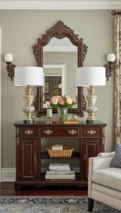 Use decorative mirrors