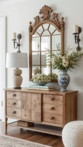 Use decorative mirrors