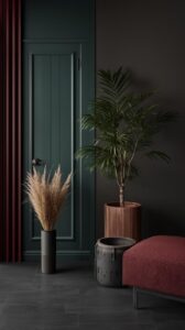 Use deep earthy tones