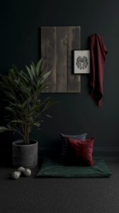 Use deep earthy tones