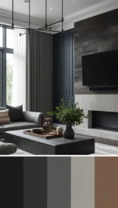 Use deep neutral shades