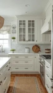 Use light cabinetry colors