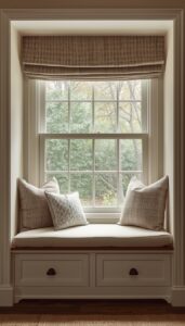 Use light fabrics for cushions