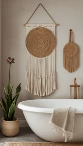 Use macrame or textile art