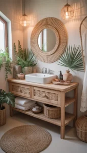 Use natural materials for accessories