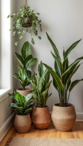 Use natural planters