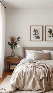 Use neutral framed prints