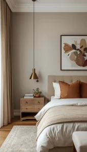 Use neutral walls or furniture