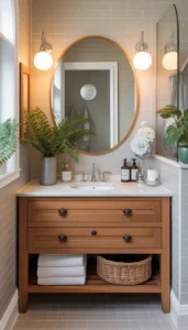 Use organized countertop decor