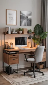 Use organizers that match the decor