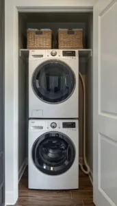 Use overhead storage above appliances