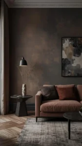 Use paint or textured finishes