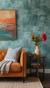 Use paint or textured finishes