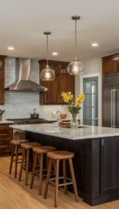 Use pendant lights for focus