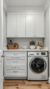 Use recessed cabinets