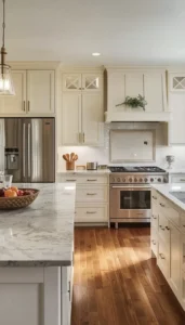 Use soft cabinetry colors