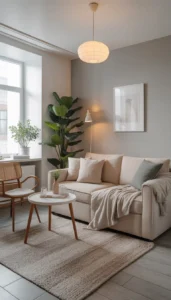 Use soft neutral shades