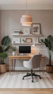 Use soft neutral tones