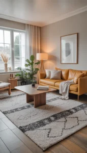 Use soft textures underfoot