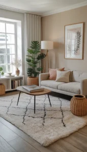 Use soft textures underfoot