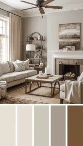 Use soft warm neutrals
