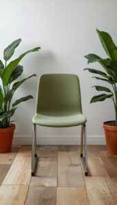 Use stackable or lightweight chairs