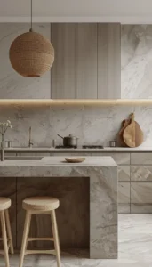 Use stone or concrete surfaces