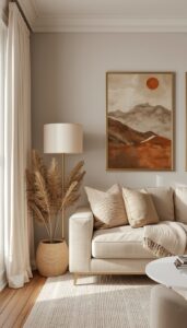 Use tall decor elements