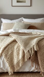 Use textured throws