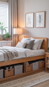 Use under bed storage