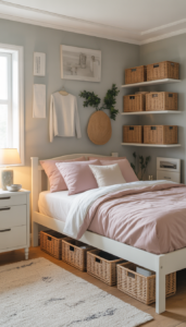 Use under bed storage