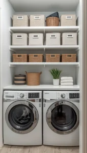 Use uniform storage containers